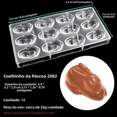 Imagem de Molde De Chocolate De Coelho De Ovo De Páscoa, Barra De Doces De Polic