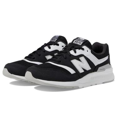 Imagem de New Balance Tênis masculino 997h V1 com cadarço, Preto/Marblehead/Summer Fog, 19