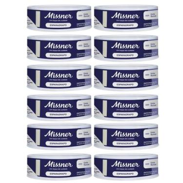 Imagem de Kit 12 Esparadrapo Impermeável Branco 1,2cm X 4,5m - Missner