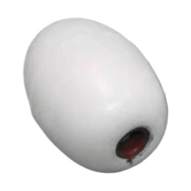 Imagem de Vaveren Boia de ancoragem para canoa e caiaque, boia de águas profundas, de ancoragem em formato de azeitona, corda de bola para doca, navegação marinha, Branco