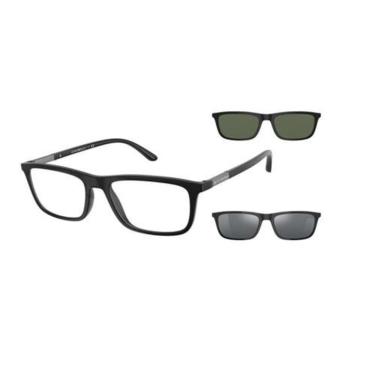 Imagem de Armação Óculos De Grau Clip On Empório Armani Ea4160 5042-1w