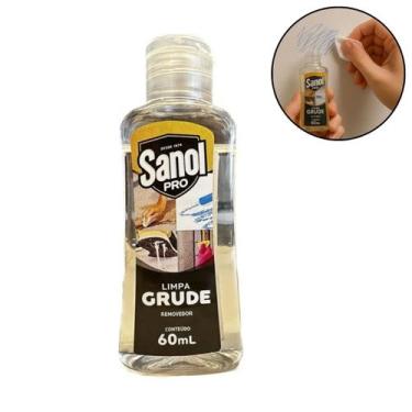 Imagem de Removedor de Cola Sanol Portátil Limpa Grude Tinta Maquiagem Tira Ades