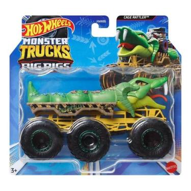 Imagem de Hot Wheels Super Caminhão Monster Truck Big Rigs Mattel HVN8, Cage rat