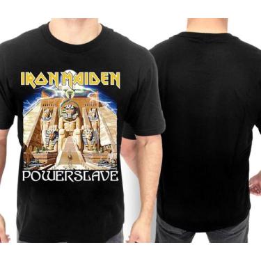 Imagem de Camiseta Iron Maiden Of0068 Consulado Do Rock Oficial Banda, M, Preto
