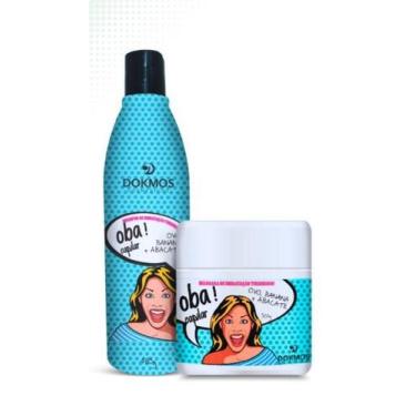 Imagem de Kit Oba Capilar Ovo Banana E Abacate - Dokmos 3 pçs