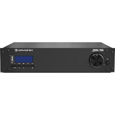 Imagem de HAYONIK, Amplificador Receiver Classe D, 400W RMS, Bluetooth 5.0, USB, Rádio FM, Entrada Óptica, Saída para Subwoofer - Sonora 2200