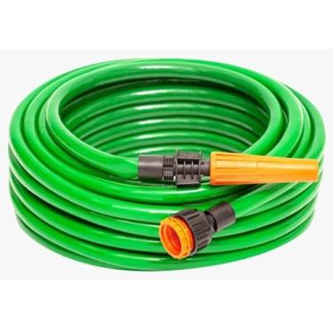 Imagem de Mangueira de jardim reforçada com esguicho e conector – prática, resistente e anti torção 20METROS