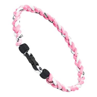 Imagem de VIEKIER Colar de beisebol de 45,7 cm, colar moderno de tornado de corda tripla para fãs de esportes, 18 Inch, Nylon, Sem Pedra Preciosa