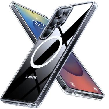 Imagem de Capa de telefone TORRAS magnética à prova de choque para Samsung S25 Ultra