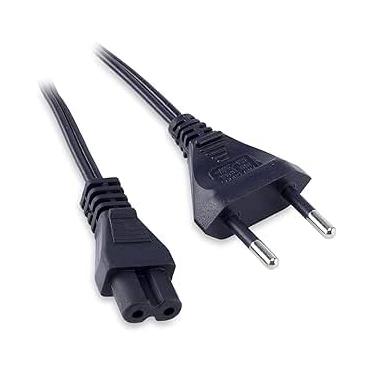 Imagem de Cabo de Força Energia Bipolar Tipo 8-1,5 Metros cabo CA para PS1, PS2, PS3, TV, Rádio, Notebook - Conexão Segura, Compatibilidade Universal IMPORT PREMIUM