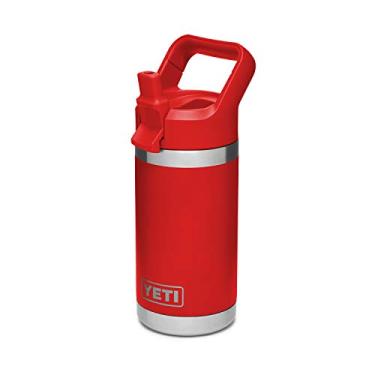 Imagem de YETI Rambler Jr. Garrafa infantil de 355 ml, com tampa de canudo, Vermelho Canyon