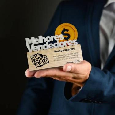 Imagem de Troféu "Melhores Vendedores / corretores " - 4 Dimension, 3 Unidades