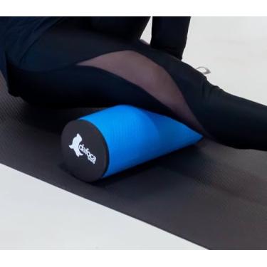 Imagem de Rolo Massagem Liberação 30cm Miofascial DF1076 Azul Royal Dafoca Sports