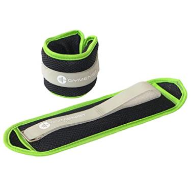 Imagem de Pesos de tornozelo e pulso à prova d'água gymenist com alça ajustável, ótimo para natação e todas as atividades esportivas aquáticas (1 – LB)