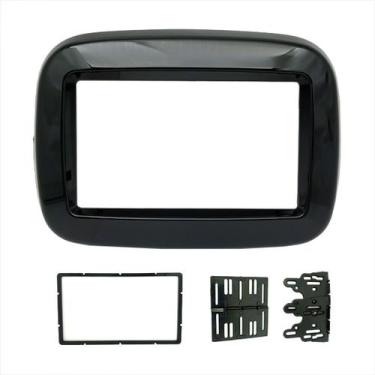 Imagem de Moldura painel multimidia 7 poleg fiat mobi - FIAMON, Black Piano