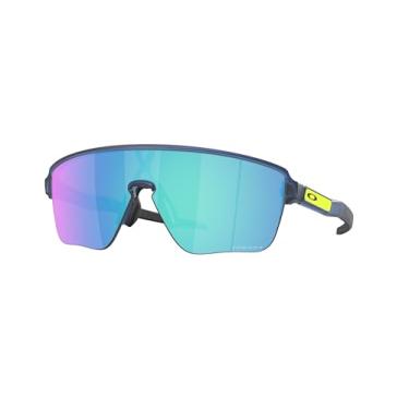 Imagem de Oakley Pacote de óculos de sol OO9415: OO 9415 CORRIDOR SQ 941502 Matte Trans Blue/Prizm Sapphire Policarbonato Padrão e Pequena Coleira Azul Kit de acessórios