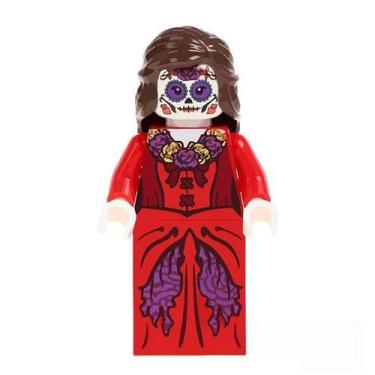 Imagem de Boneco desenho animação filme bloco de montar, GIRL SKULL