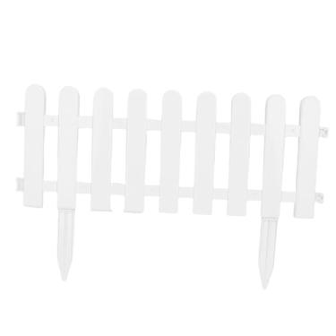 Imagem de POCREATION Cerca Ornamental de Bordas da Paisagem Decorativa, 5pcs Paisagem Bloqueando Plástico de Plástico Decorativo Pequeno Painéis de Piquetes Substituição para o Leito de Flores do