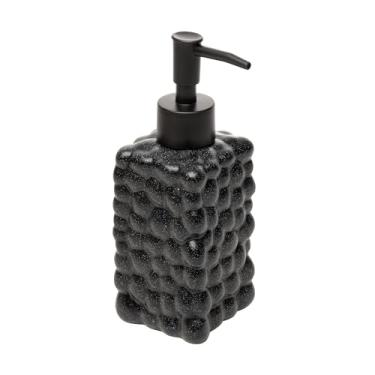 Imagem de LYOR - Porta Sabonete Líquido Bubble 300ml Preto Cerâmica