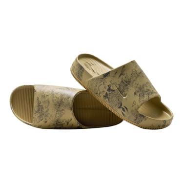 Imagem de Nike Calm Printed Men's Slides (HQ1125-201, bege paraquedas/antracite), Paraquedas bege/antracite, 40