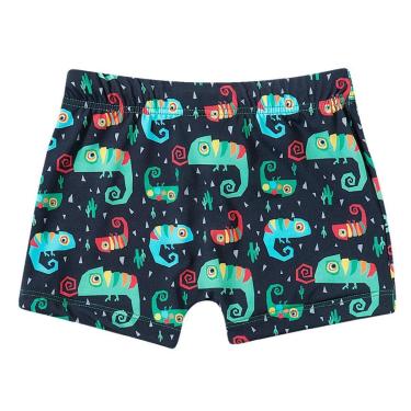 Imagem de Shorts Praia Bebê Proteção UV Camaleões Marinho Tip Top-Feminino