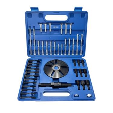 Imagem de LK LEAPING KNIGHT Kit de ferramentas de remoção e instalação de extrator de balanceador harmônico Removedor de volante Conjunto de tração de volante