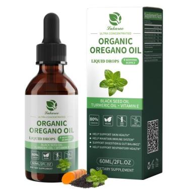 Imagem de Gotas de óleo de orégano orgânico Lukaree 2 Fl Oz 80% Carvacrol