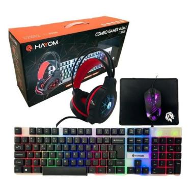 Imagem de Kit Gamer 4 Em 1 Teclado/Headset/MousePad/Mouse - Hayom TC3220