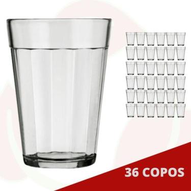 Imagem de Jogo com 36 Copos Americano 190ML Clássico Padaria Bar - NADIR FIGUERE