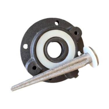 Imagem de Kuntesetty Kit de Flange de Substituição de 4 Peças E Acessórios para Bomba Manual, Peças de Reposição de Ferro Fundido para Serviço Pesado, Adequado para Uso em, Almofada de Silicone, Tamanho real