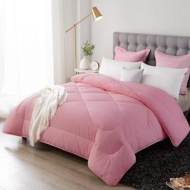 Imagem de Edredom Casa Di Valle Queen 400 Fios Extra Macio, Rosa