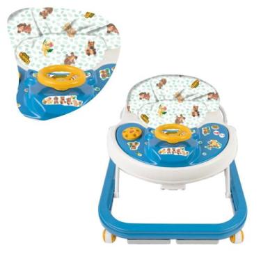 Imagem de Andador Musical Para Bebê Styll Baby Azul Soft Way Guara