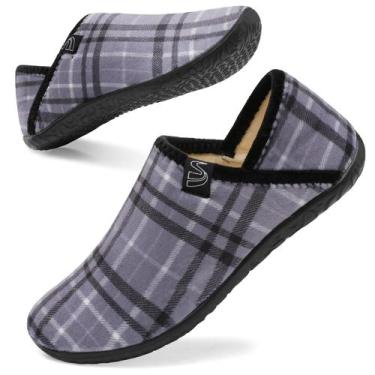 Imagem de Chinelos domésticos Spesoul Fuzzy para mulheres/homens com forro de pe