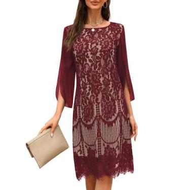 Imagem de Vestido COOAN, coquetel para convidados de casamento e lantejoulas de 