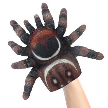 Imagem de Fantoches de Mão para Crianças | Fantoches De Mão Aranha Para Fantasias - Realista De Halloween Para Adultos Crianças Creche Entretenimento Sala De Aula Contação De Histórias