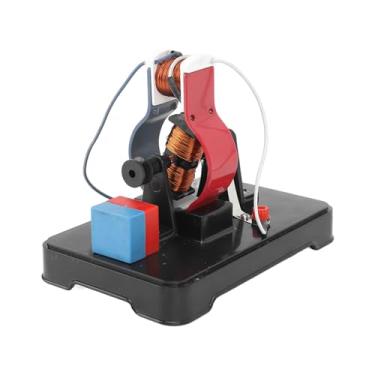 Imagem de Kit de modelo de motor elétrico pequeno, 5,9 "x4.7" x3.9 "ferramenta de demonstração eletromagnética para experimentos de sala de aula de física