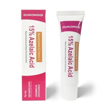 Imagem de Ácido azelaico para o rosto equilibrar o tom da pele e limpar os poros, soro ácido azelaico ácido azelaico alivia acne, cravos e vermelhidão, cuidados com a pele premium, 20 g (1 peça)