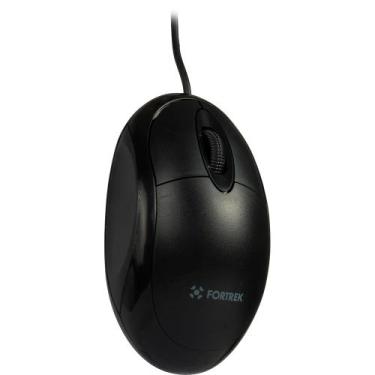 Imagem de Mouse Office Fortrek FK 411M OML-101 USB Preto, UNICA, U