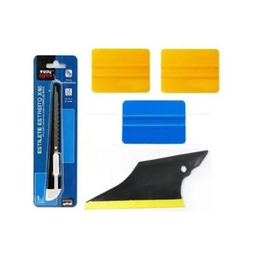 Imagem de Kit Ferramentas Para Aplicar Insulfilm Com  Espátulas - insuvidrofilms