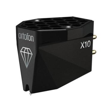 Imagem de Ortofon Cartucho Phono de bobina móvel MC X10 com caneta de diamante elíptico (preto)