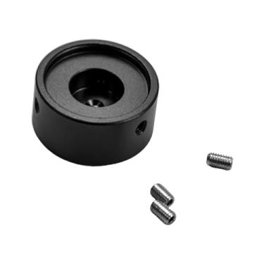 Imagem de MERIGLARE Tampa do botão do pedal de guitarra, pedal de com parafuso, acessórios de reparo, substitui a tampa prego pé para pedais de efeito de guitarra, Preto