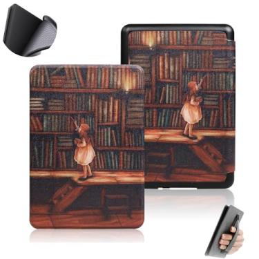 Imagem de GUKSRASO Capa para 6.8" Kindle Paperwhite 11ª Geração/Signature Edition (Modelos: M2L3EK/M2L4EK) - Capa Protetora de TPU Macio com Textura de Favo de Mel e Alça de Mão