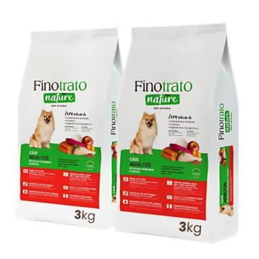 Imagem de Kit 2 Ração Finotrato Nature Para Cães Adultos Raças Pequenas e Médias
