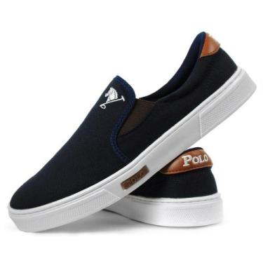 Imagem de Sapatilha Masculina Polo Joy Slip - Azul Marinho, Azul marinho, 35