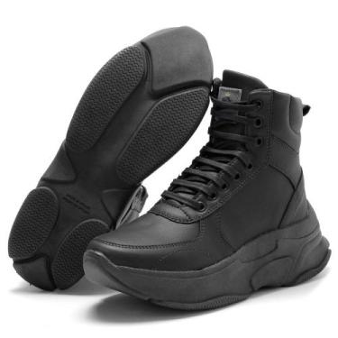 Imagem de Tênis Feminino Cano Alto para Academia e Caminhada - Preto - Form's, P