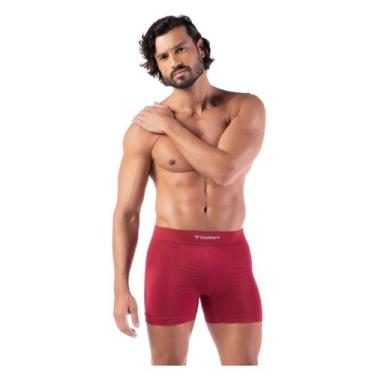 Imagem de Kit 10 Cuecas Boxer Torp Original Sem Costura Microfibra Lisa Masculin