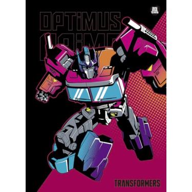 Imagem de Caderno Brochura Animativa 1/4, 80 folhas, Capa Dura, Transformers, Pacote com 5 Unidades