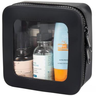 Imagem de Bolsa de maquiagem FFPaw Small Clear Silicone impermeável para mulhere