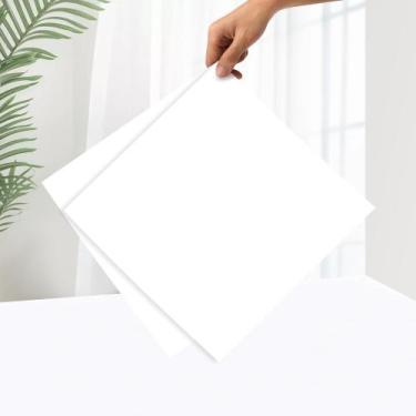 Imagem de Ladrilho de piso Lareko Peel&Stick Vinil 30x30cm 60 peças brancas