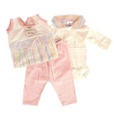 Imagem de Saída De Maternidade Menina Com Acessórios Arco Íris